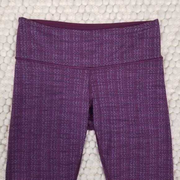 Lululemon Wunder Under Pant *Textured Ziggy Wee September Plum - Picture 2 of 5